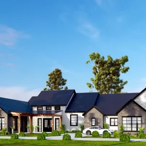 4251JZ - Modern Farmhouse with Guest Casita