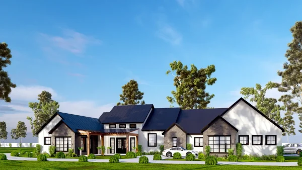 4251JZ - Modern Farmhouse with Guest Casita